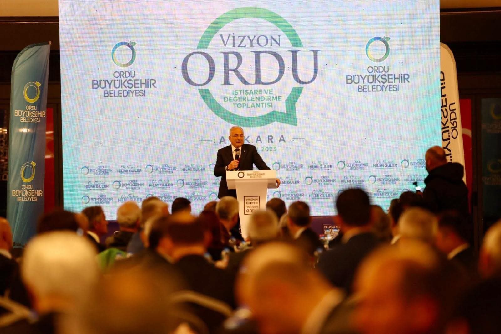 BAŞKAN GÜLER, ORDULU SİYASETÇİ VE BÜROKRATLARI ANKARA’DA BİRARAYA GETİRDİ