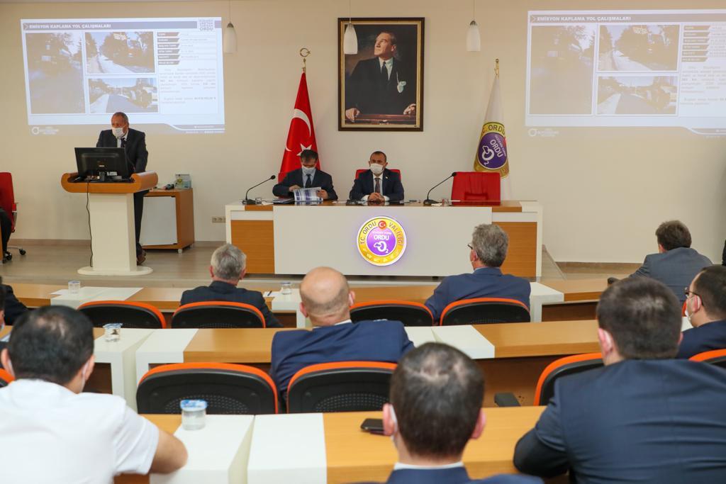 ORDU 4. DÖNEM İL KOORDİNASYON TOPLANTISI GERÇEKLEŞTİ
