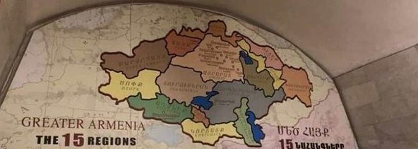 ERMENİSTAN METROSUNDA SKANDAL HARİTA