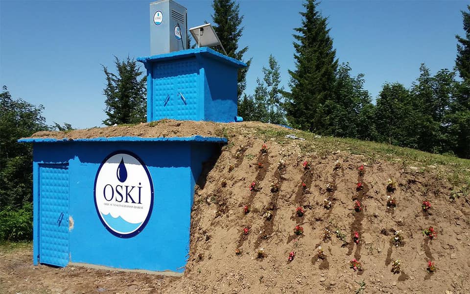 ORDU BÜYÜKŞEHİR İÇME SUYU DEPOLARINA BAKIM BAŞLATTI