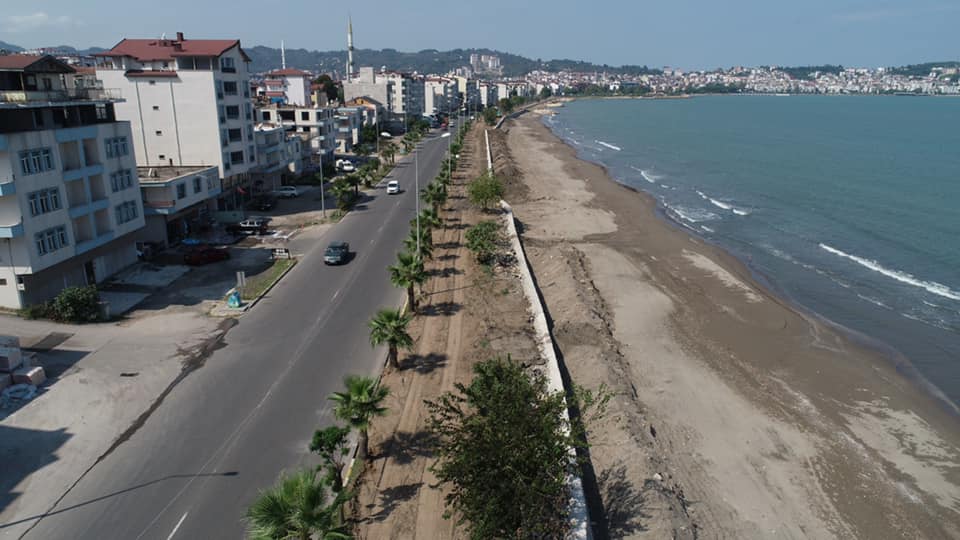ÜNYE’YE 5 KM’LİK BİSİKLET YOLU YAPILIYOR