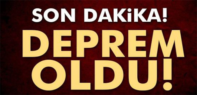 İSTANBUL'DA HİSSEDİLEN DEPREM MEYDANA GELDİ