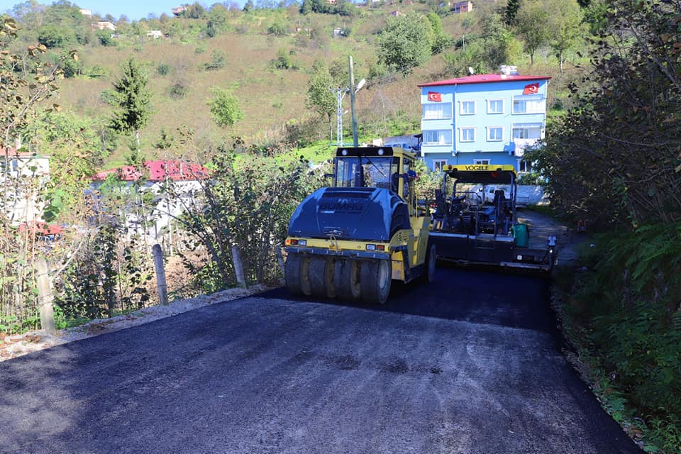 KABADÜZ YOLLARI SICAK ASFALT İLE KAPLANIYOR