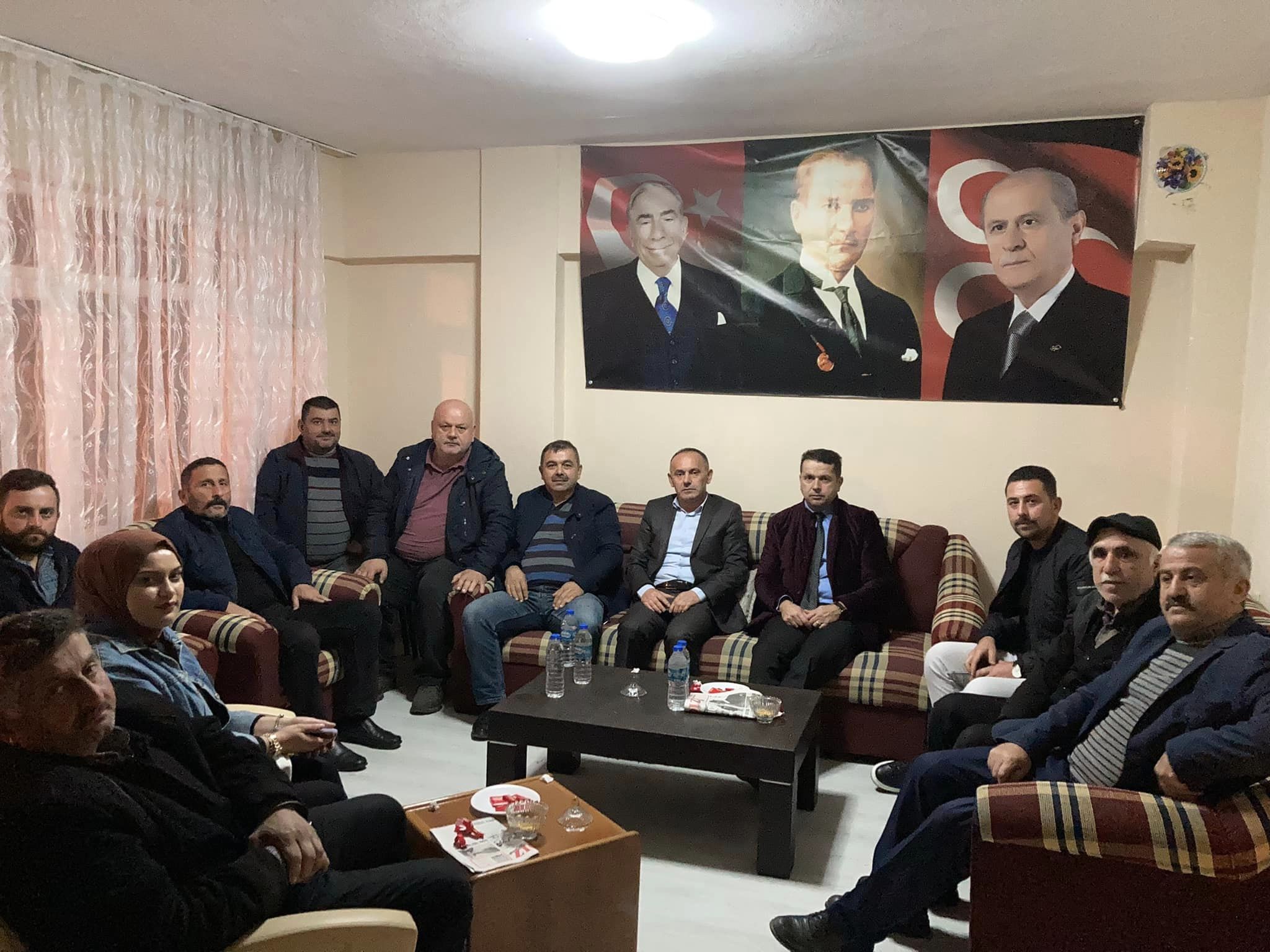 AK PARTİ PİRAZİZ İLÇESİNDEN MHP’YE ZİYARET!