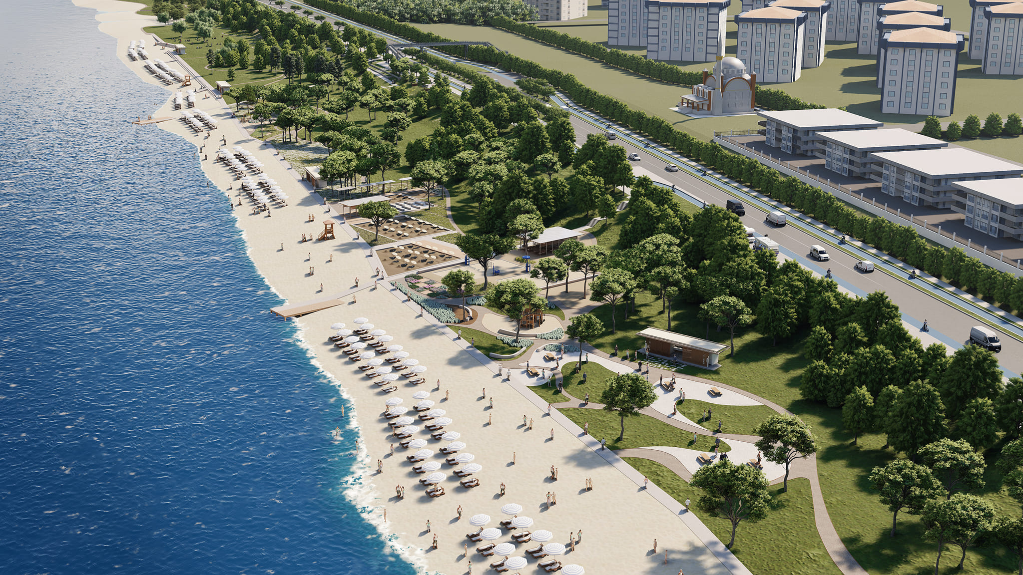 ÜNYE'NİN YENİ YÜZÜ BATIPARK OLACAK