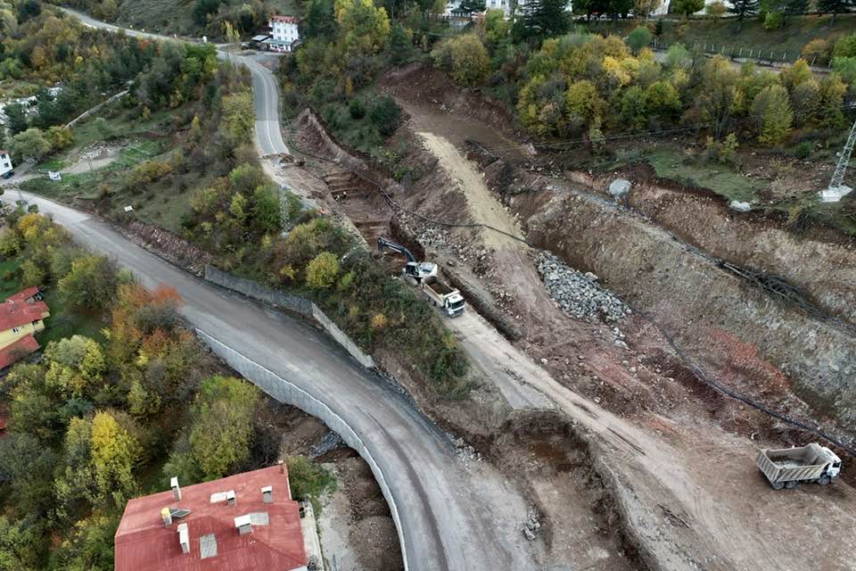 KARADENİZ AKDENİZ YOLU MESUDİYE GİRİŞİNDE SONA YAKLAŞILDI