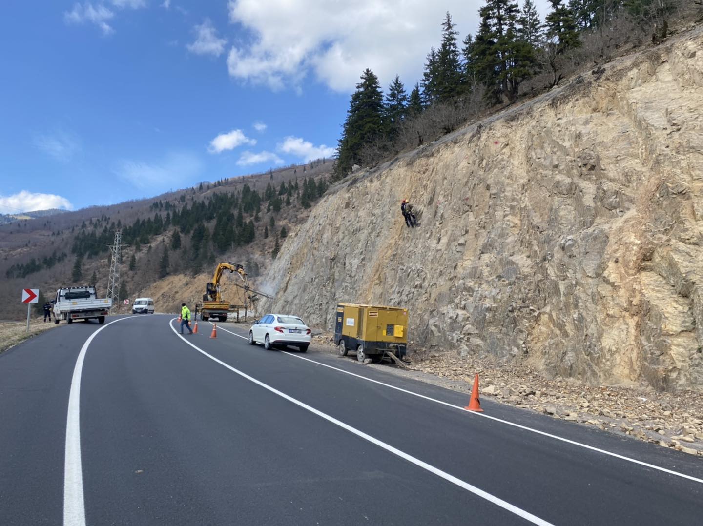 KARADENİZ AKDENİZ YOLUNDA SON 3 KİLOMETRE