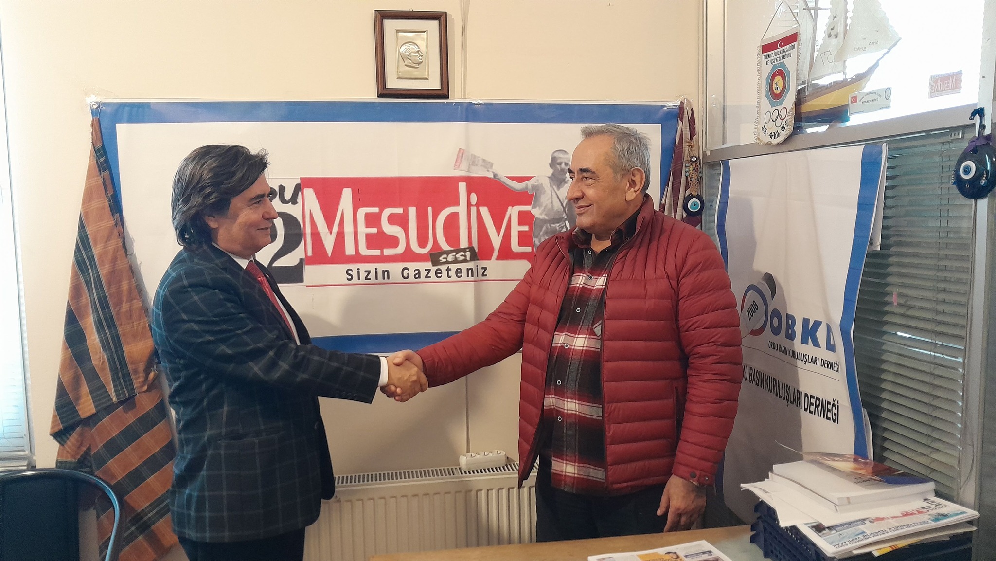 BELEDİYE BAŞKAN YARDIMCISI NECMİ DEMİR'DEN ORMES GAZETESİ'NE ZİYARET