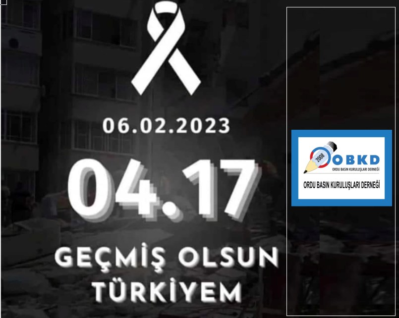 ORDU MESUDİYE GAZETESİ OLARAK DEPREMZEDELERİMİZİN YANINDAYIZ