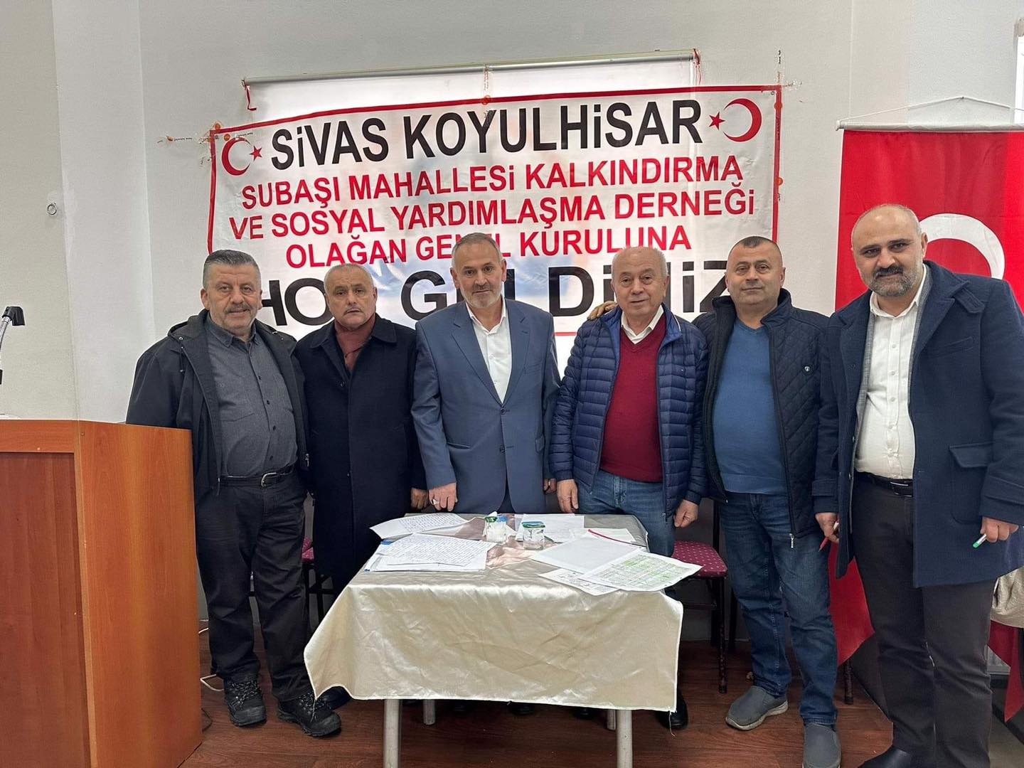 Koyulhisar Subaşı Köylüleri Sebahattin Dündar'ı yeniden Başkan Seçti