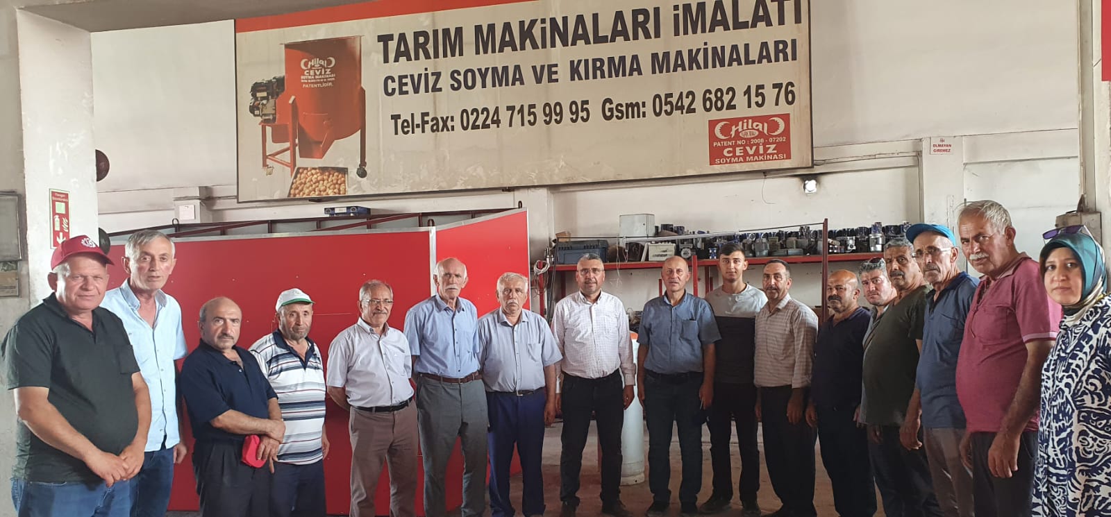NİKSAR  CEVİZ ÇİFTÇİLERİ  BURSA'DA CEVİZ MEKANİZASYON TEKNİKLERİNİ İNCELEDİ