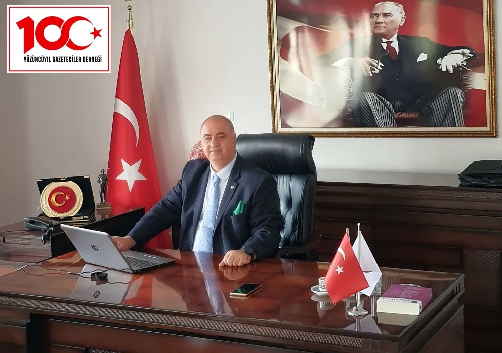 YÜZÜNCÜ YIL GAZETECİLER DERNEĞİ'NDE BAŞKAN YAVUZ YILMAZ