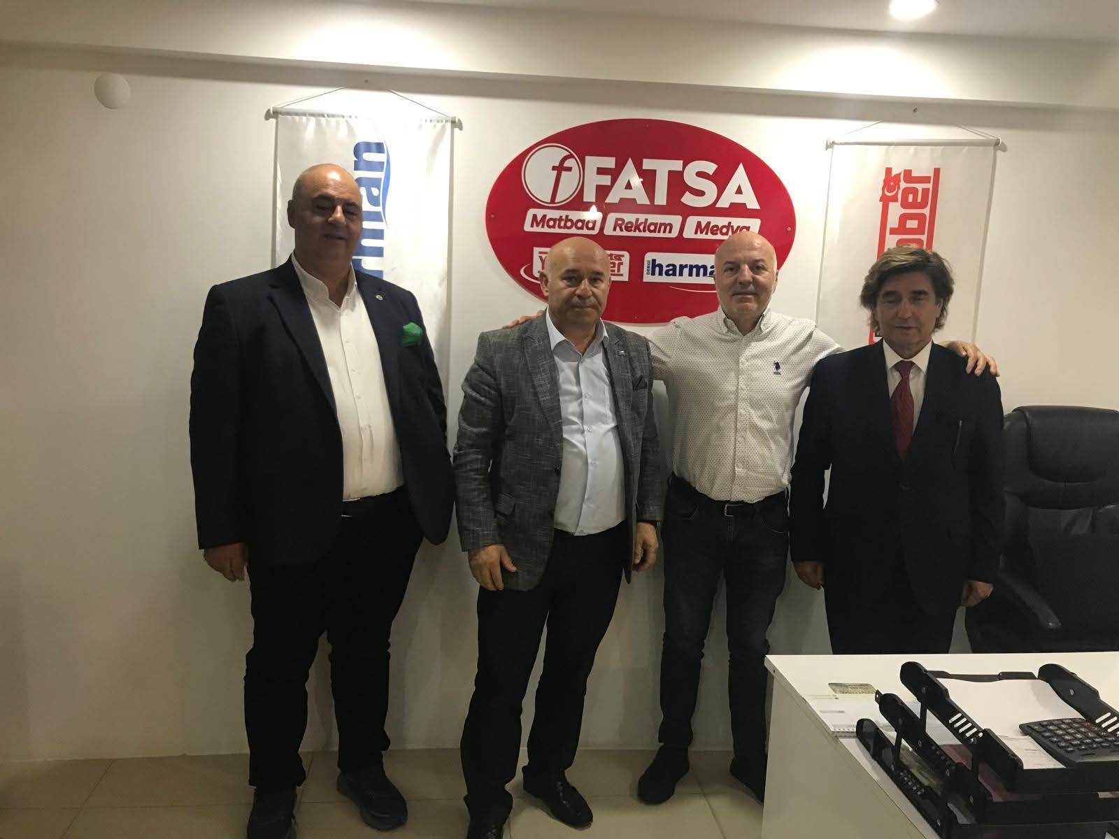 3 BAŞKANDAN FATSA YENİ HABER GAZETESİ'NE ZİYARET