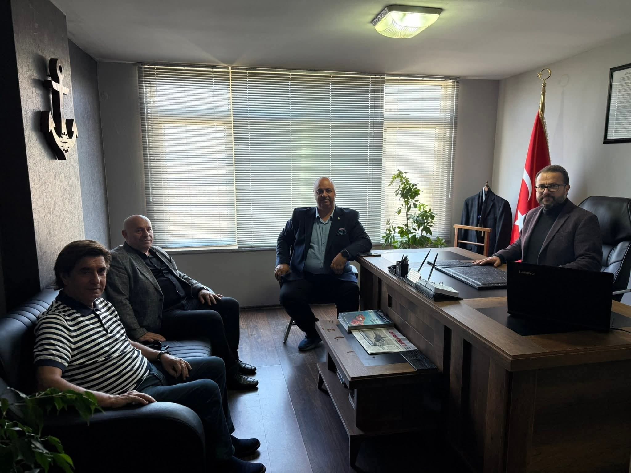 SAMSUN SÜRMANŞET HABER GAZETESİ İMTİYAZ SAHİBİ SAİD ÇETİNTAŞ'A BASIN ZİYARETİ