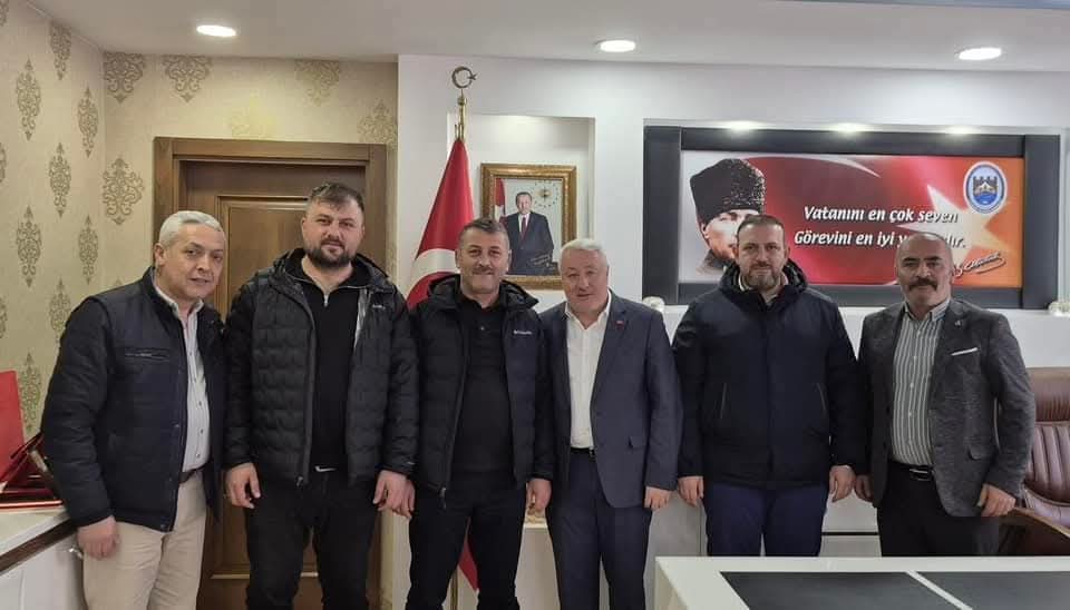 MESUDİYE BAŞKANINDAN GÖLKÖY BAŞKANINA ZİYARET