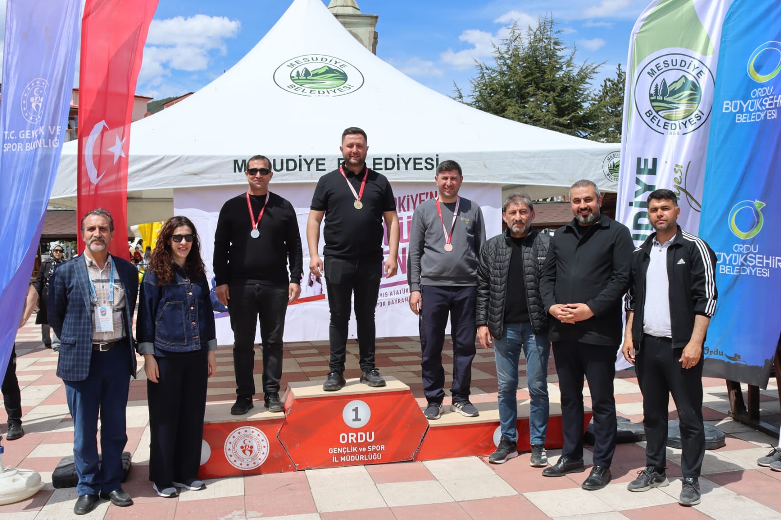 Mesudiye'de Atletizm Yarışları Büyük İlgiye Sahne Oldu